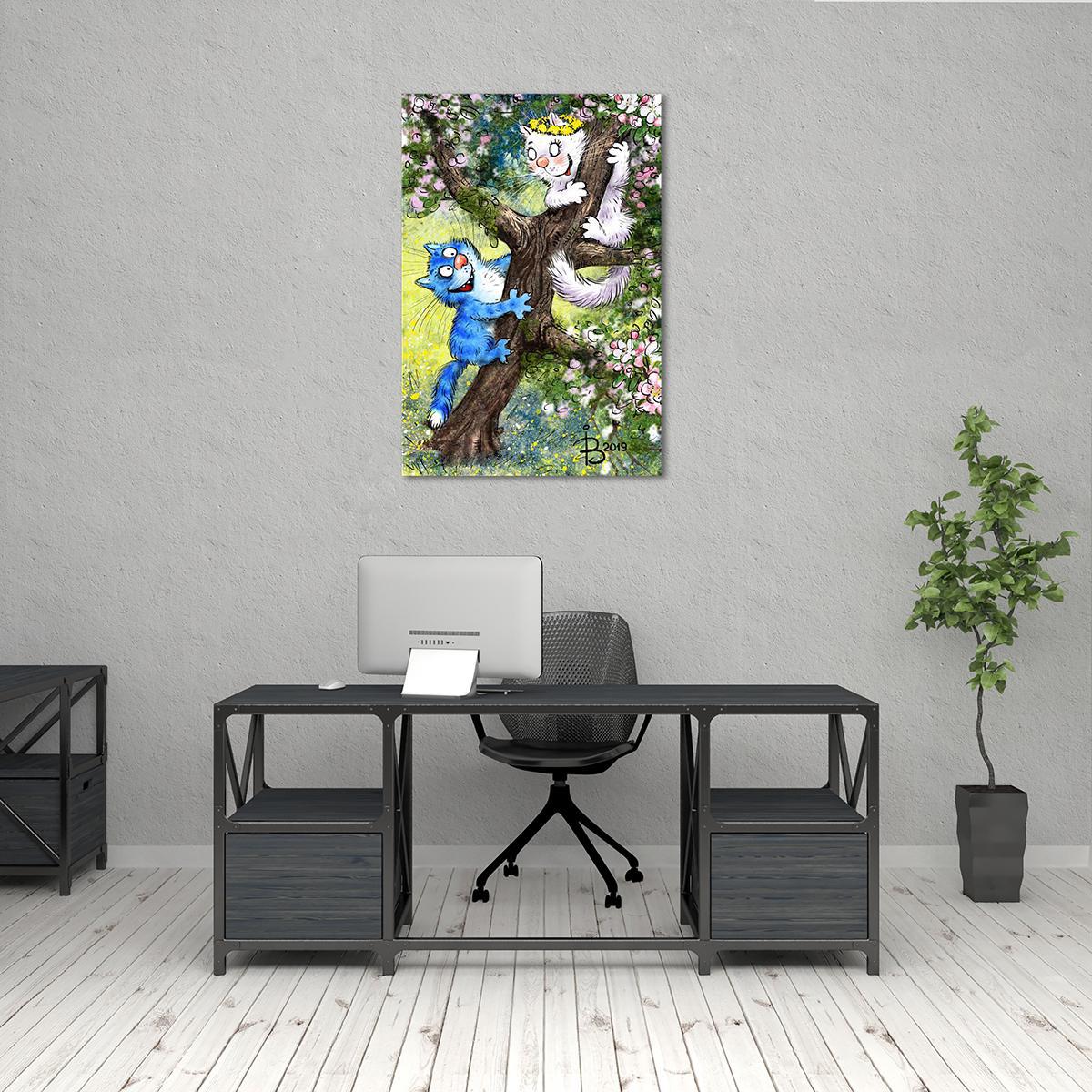 Модульная картина Достать кошечку! 1 модуль 70x105 см (_rinaz_2019192543) Модульная картина Достать кошечку! 1 модуль 70x105 см (_rinaz_2019192543)