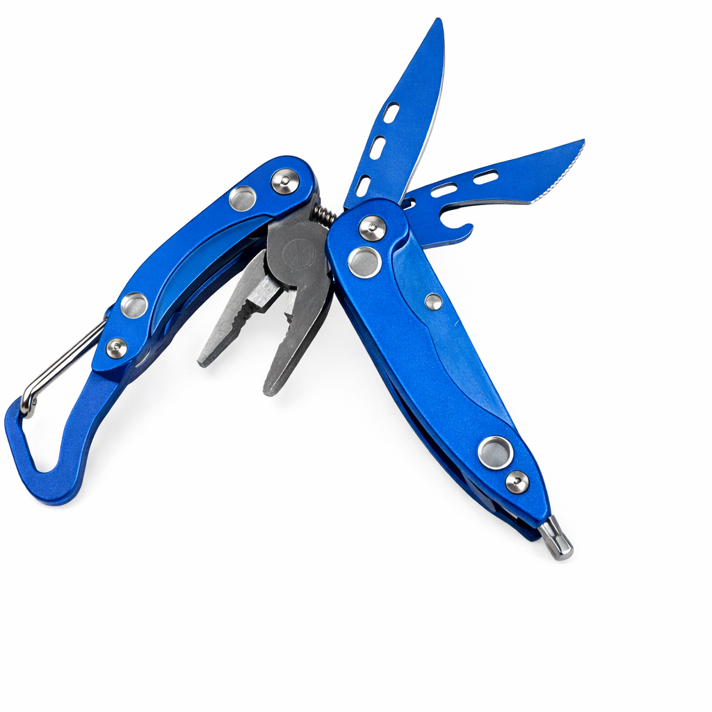 Мультитул складной туристический Traveler Deluxe MT 821 7в1 12 см Синий (31330182)