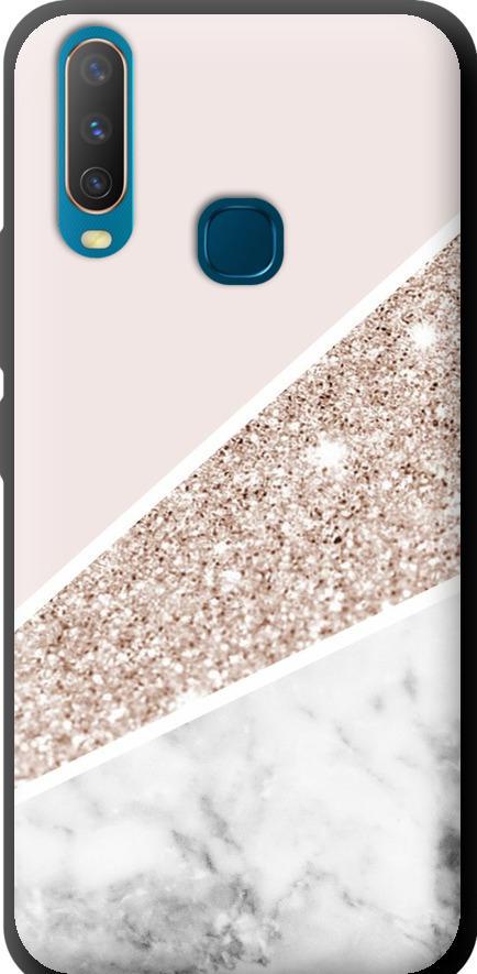Чехол на Vivo Y15 Пастельный мрамор (4342b-1791-42517)