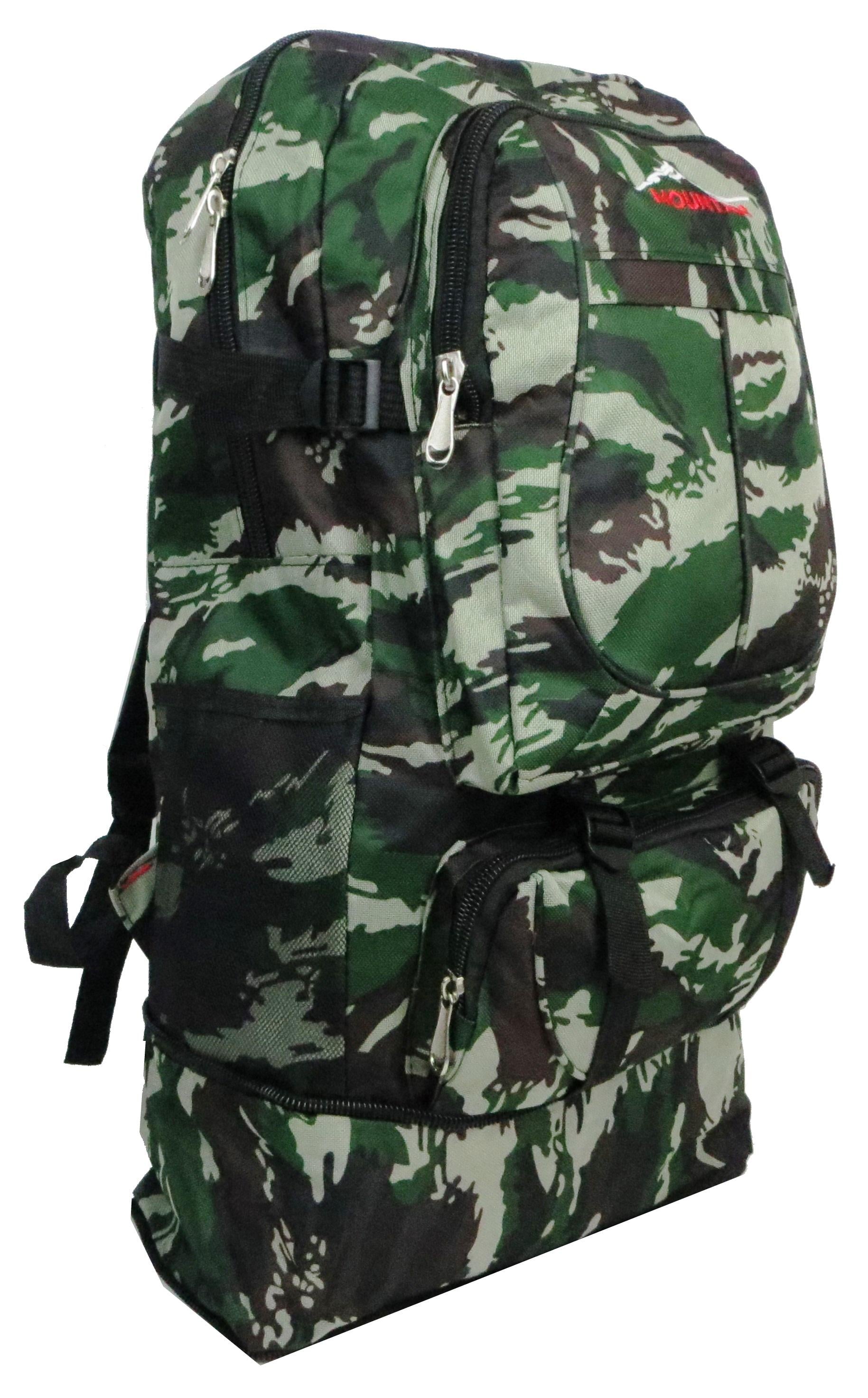 Рюкзак туристический 55 л Камуфляж (S0011 black)