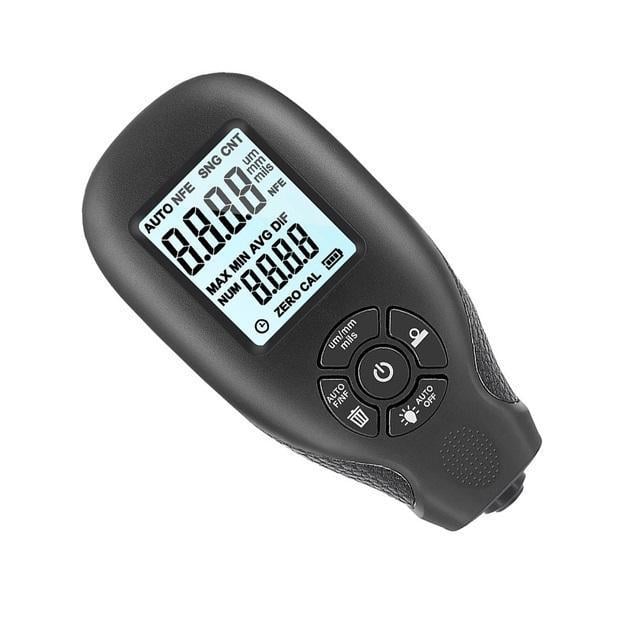 Товщиномір фарби цифровий 0-2000 мкм Fe Nfe Чорний (НР051219) - фото 3 Товщиномір фарби цифровий 0-2000 мкм Fe Nfe Чорний (НР051219) - фото 3