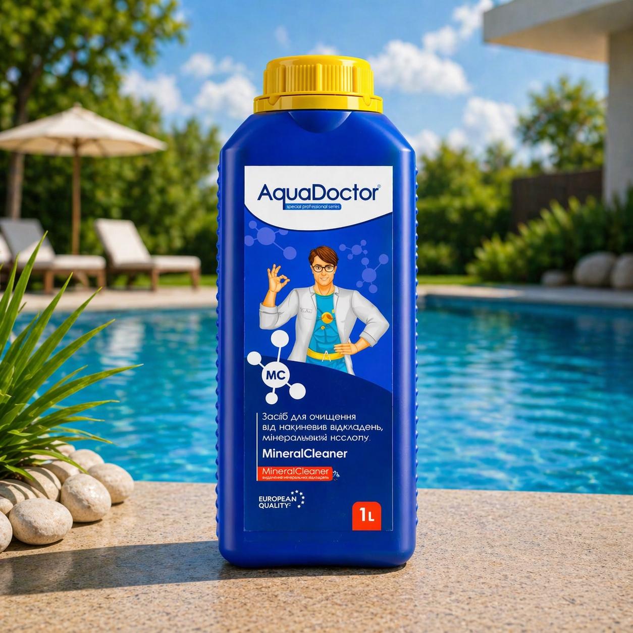 Средство для очистки чаши бассейна Aquadoctor MC MineralCleaner 1 л (19517)