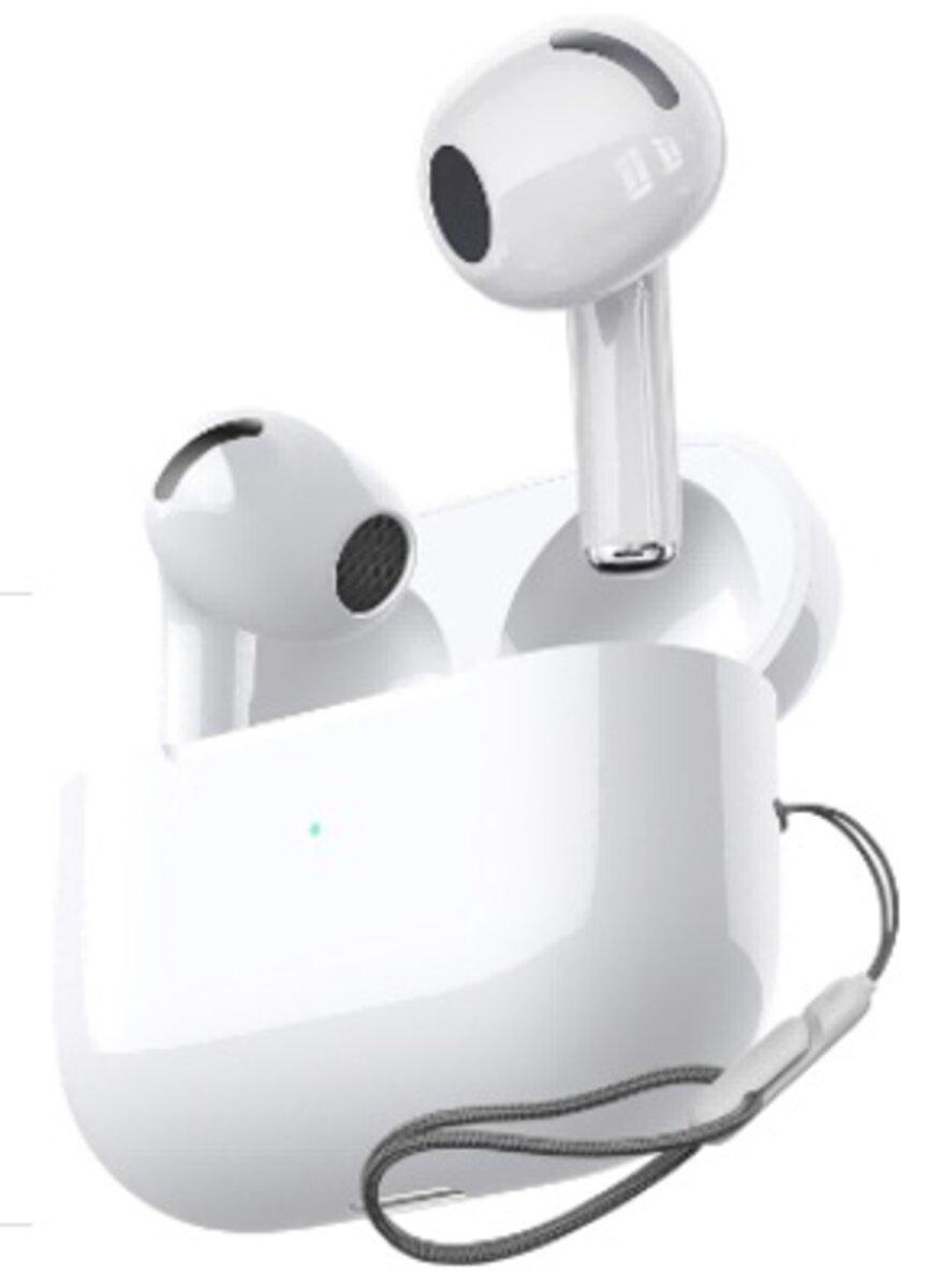 Наушники беспроводные Wuw R206 с зарядным кейсом White (25815426) Наушники беспроводные Wuw R206 с зарядным кейсом White (25815426)