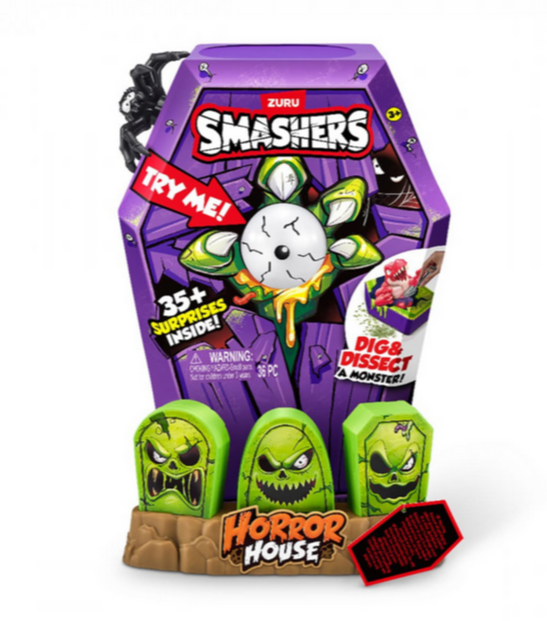Ігровий набір Smashers Horror House-Large Dino (74124A)