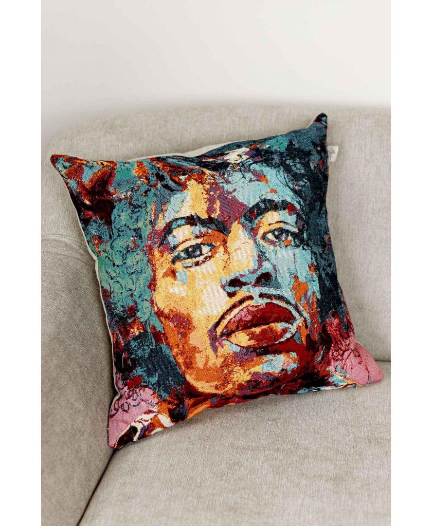 Подушка декоративная гобеленовая JIMI 45х45 см (029982)