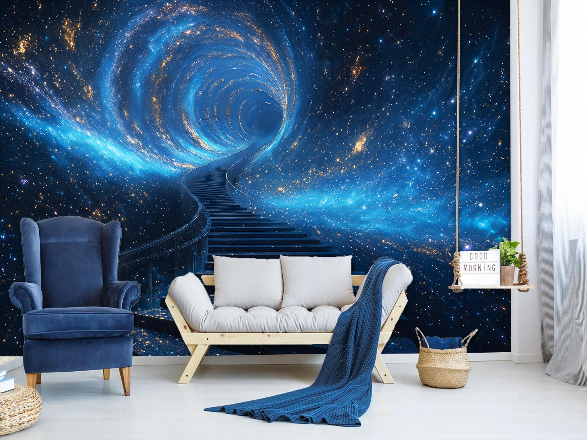 Фотошпалери флізелінові Upstream Сходи в інший Всесвіт 285х190 см (SPF-168/4) - фото 8