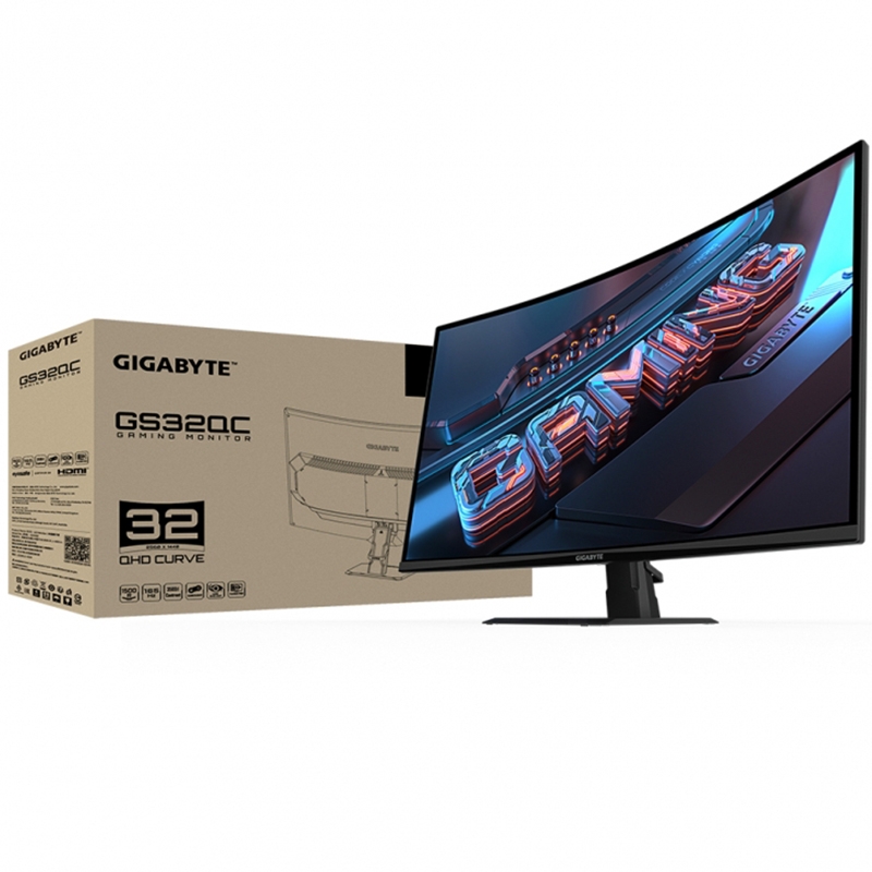 Монитор Gigabyte GS32QC Gaming Monitor изогнутый VA 2560x1440 QHD 31,5" (tf6287) - фото 11 Монитор Gigabyte GS32QC Gaming Monitor изогнутый VA 2560x1440 QHD 31,5" (tf6287) - фото 11