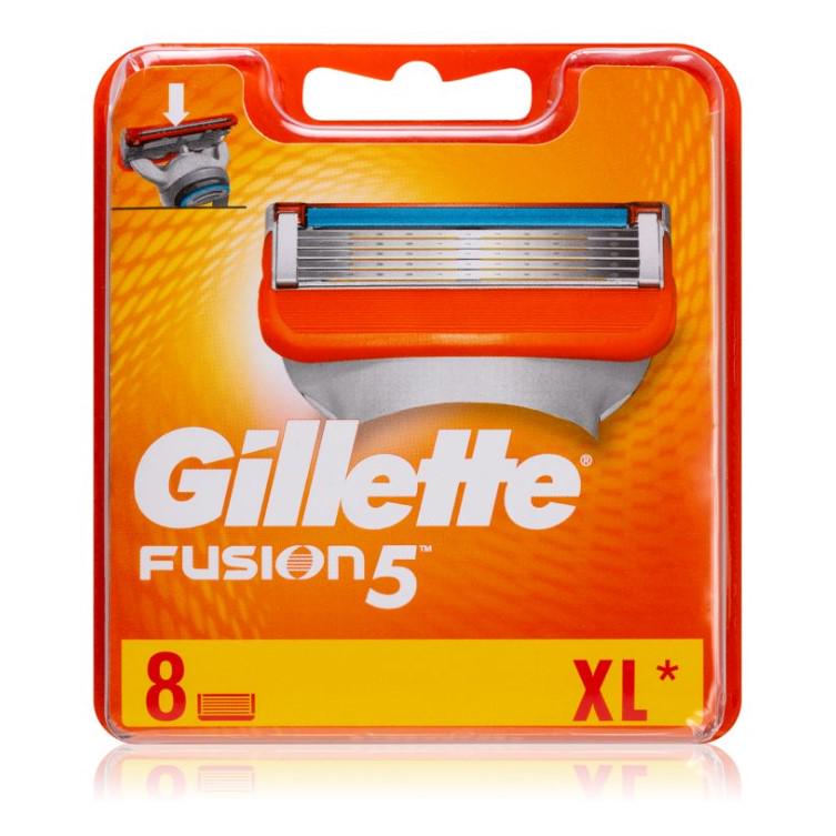 Картриджи сменные для бритья Fusion5 мужские Gillette Fusion 5 лезвий 8 шт. (7431336)