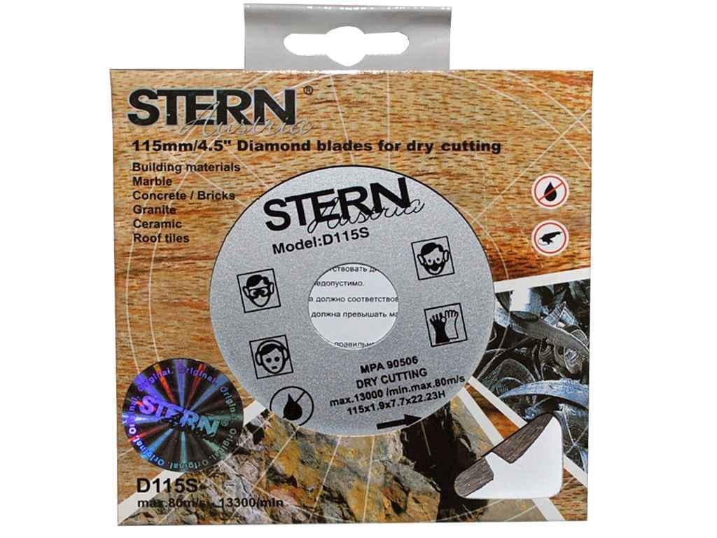 Диск алмазный Stern сегмент 115х22,2 мм (103658) Диск алмазный Stern сегмент 115х22,2 мм (103658)