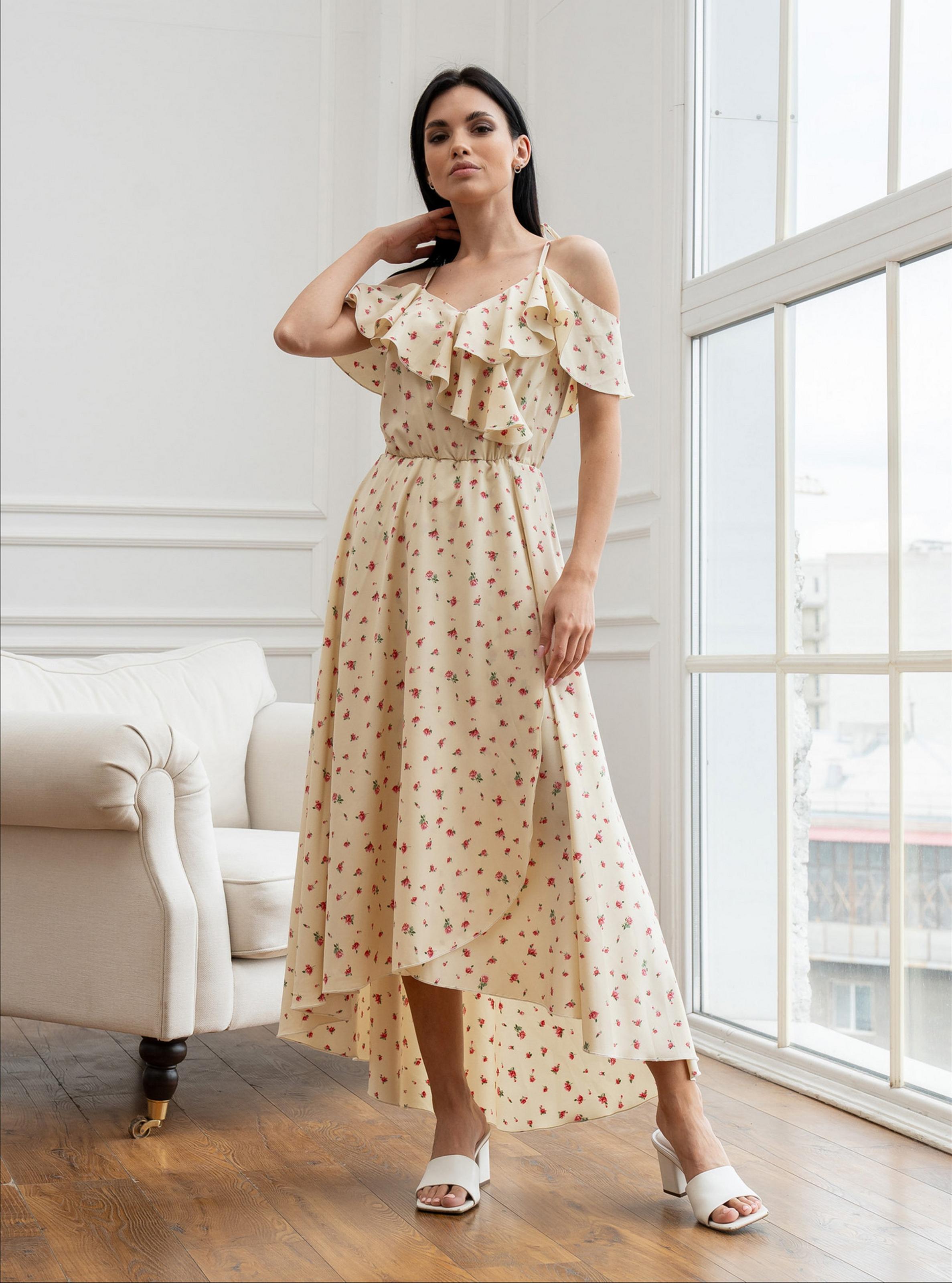 Сарафан женский Nova Vega M Бежевый (107-777.3-1) - фото 5