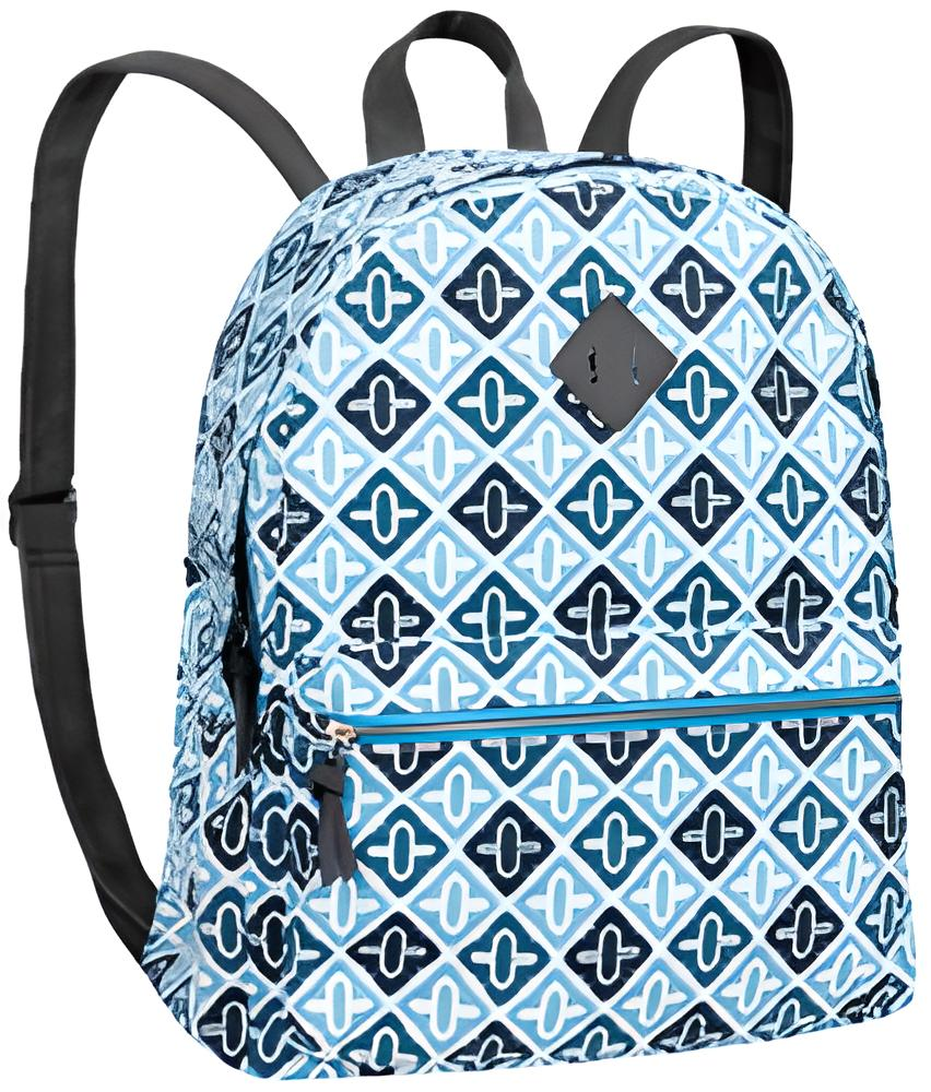 Рюкзак молодежный с Rfid Fashion Rucksack 4061458112482 16 л с принтом Синий