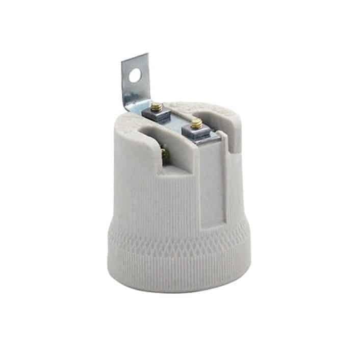 Патрон HOROZ ELECTRIC HL 592 Е27 кераміка Білий (094-003-0003-010)
