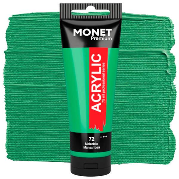 Акрилова фарба Monet 72 75 мл Малахітовий (7506172) - фото 1 Акрилова фарба Monet 72 75 мл Малахітовий (7506172) - фото 1