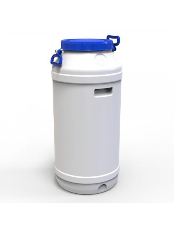Бидон технический Евро Пласт пластиковый 75 л Белый (172341)