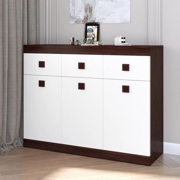 Комод Эверест Соната-6 3 ящика Венге/Белый (е-20155)