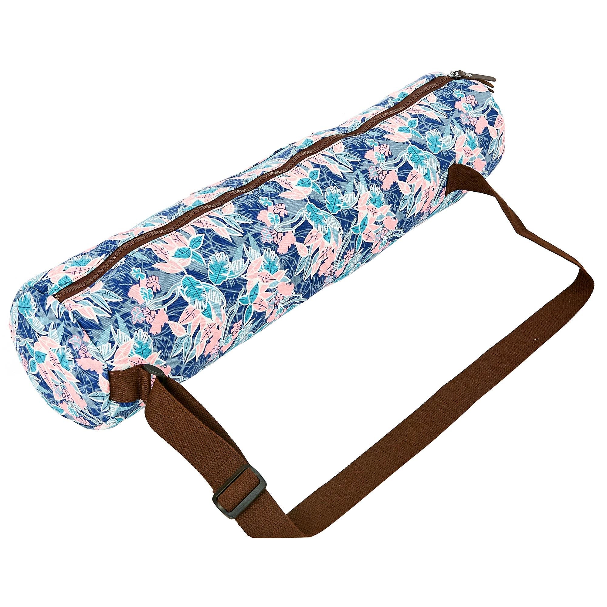 Сумка для йога-коврика KINDFOLK Yoga bag SP-Sport Розово-голубой (FI-8365-2)
