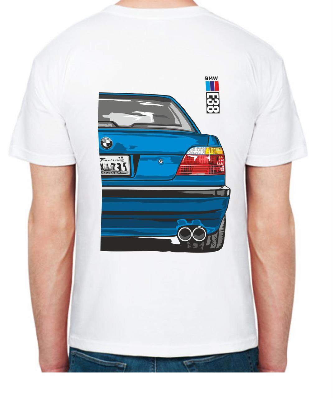 Футболка мужская Avtolife BMW E38 Alpina R 206438 XL Белый (2494944284)