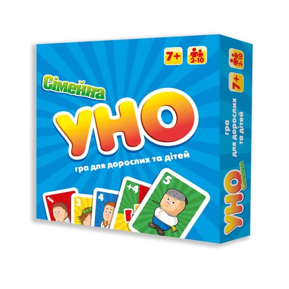 Настольная игра УНО Семейная с 2 бревнами карт семейная (2727544397)