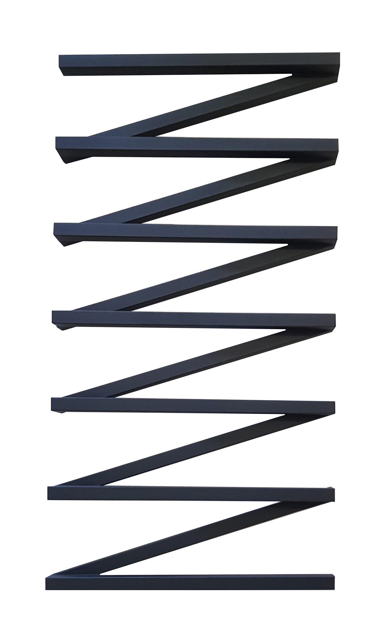 Рушникосушарка Genesis Aqua ZigZag 120x53 см Чорний