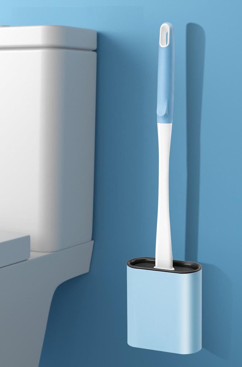 Йоржик для унітаза з підставкою 14911 9,5х40 см Блакитний (4998070) Йоржик для унітаза з підставкою 14911 9,5х40 см Блакитний (4998070)