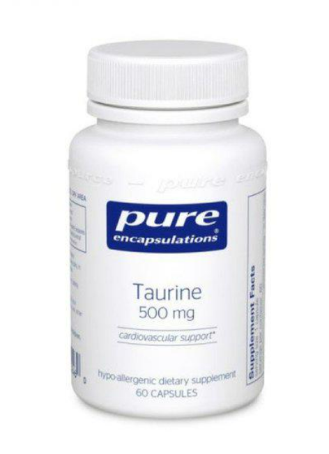 Таурин Pure Encapsulations Taurine 500 мл 60 Caps (PE-00246)