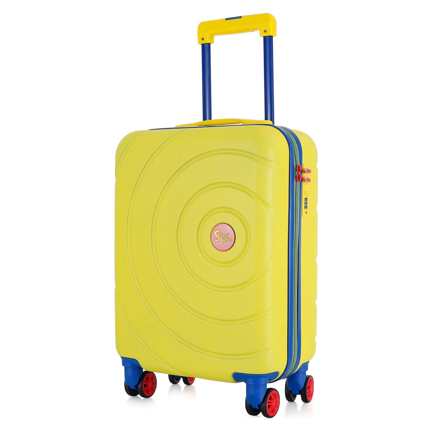 Чемодан SEMI LINE 20" Yellow (T5929-1) Чемодан SEMI LINE 20" Yellow (T5929-1)