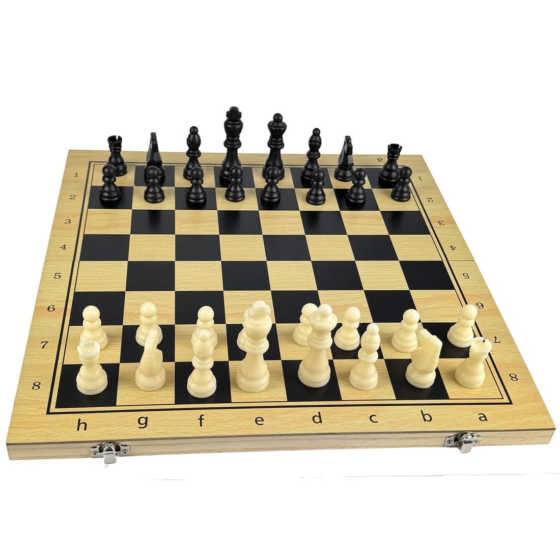Набор для игры 3в1шахматы/нарды/шашки дерево и пластик 39 см (C6185)