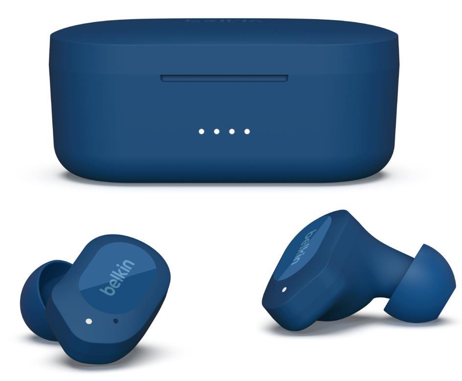 Навушники TWS Belkin Soundform Play Blue (461332) - фото 2 Навушники TWS Belkin Soundform Play Blue (461332) - фото 2