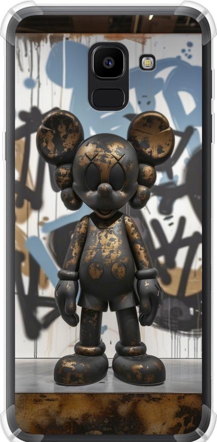 Чехол на Samsung Galaxy J6 2018 Bronze kaws v2 (6098sp-1486-42517)