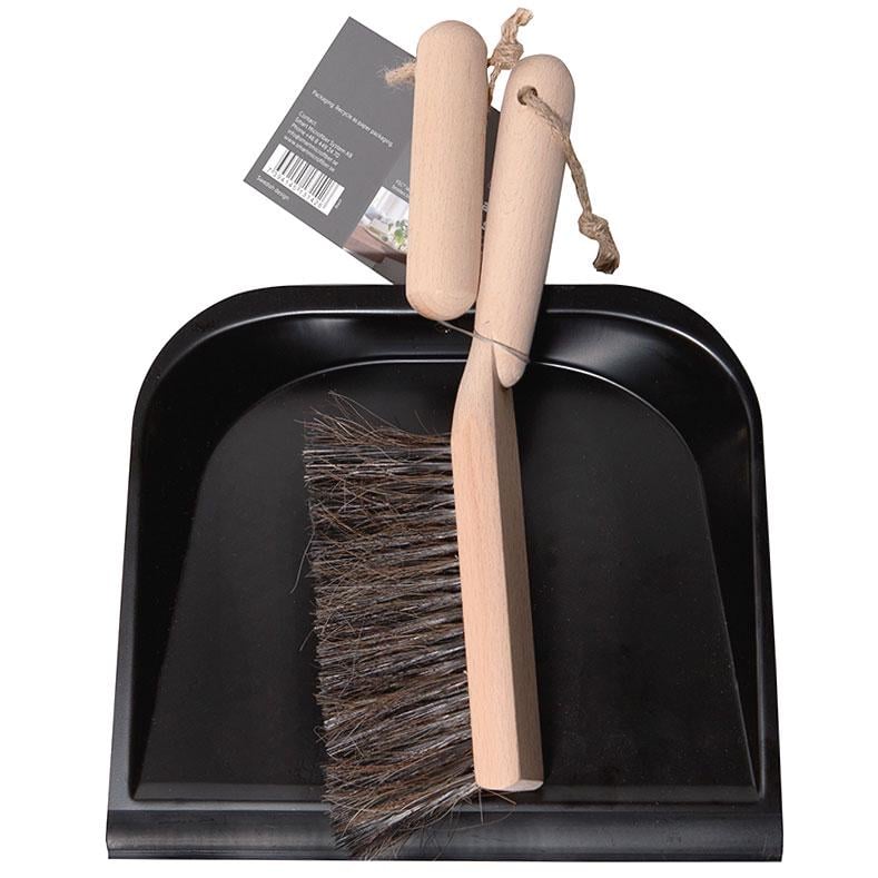 Щетка с совком Natur Черный (1111123)