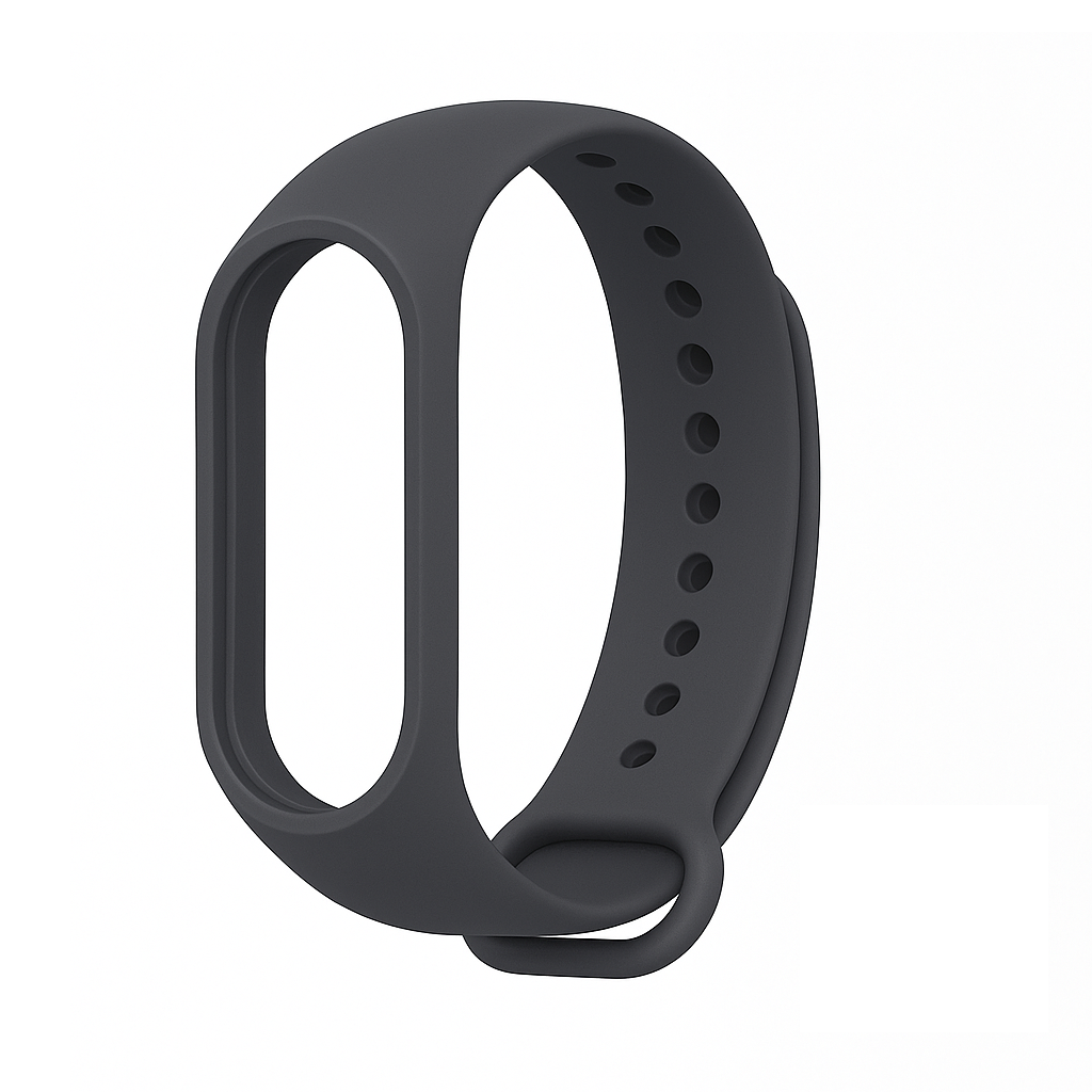 Ремешок для Xiaomi Mi Band 3/4 силиконовый Dark Grey