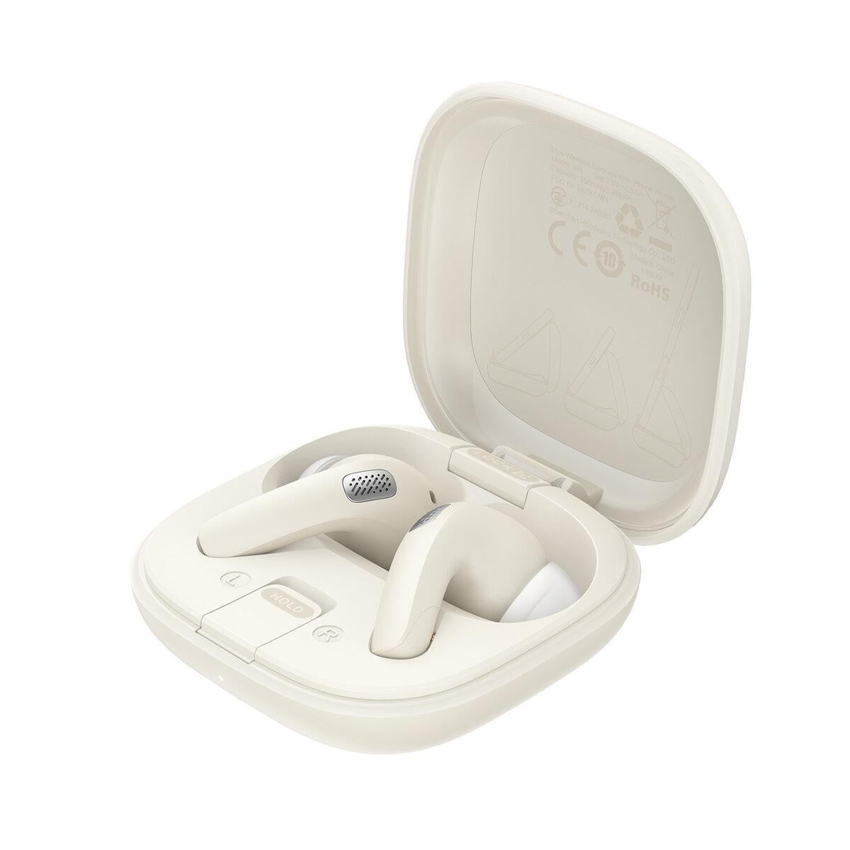 Наушники беспроводные ACEFAST W4 true wireless earbuds with phone stand BT5.4 350mAh Beige (6974316285021)