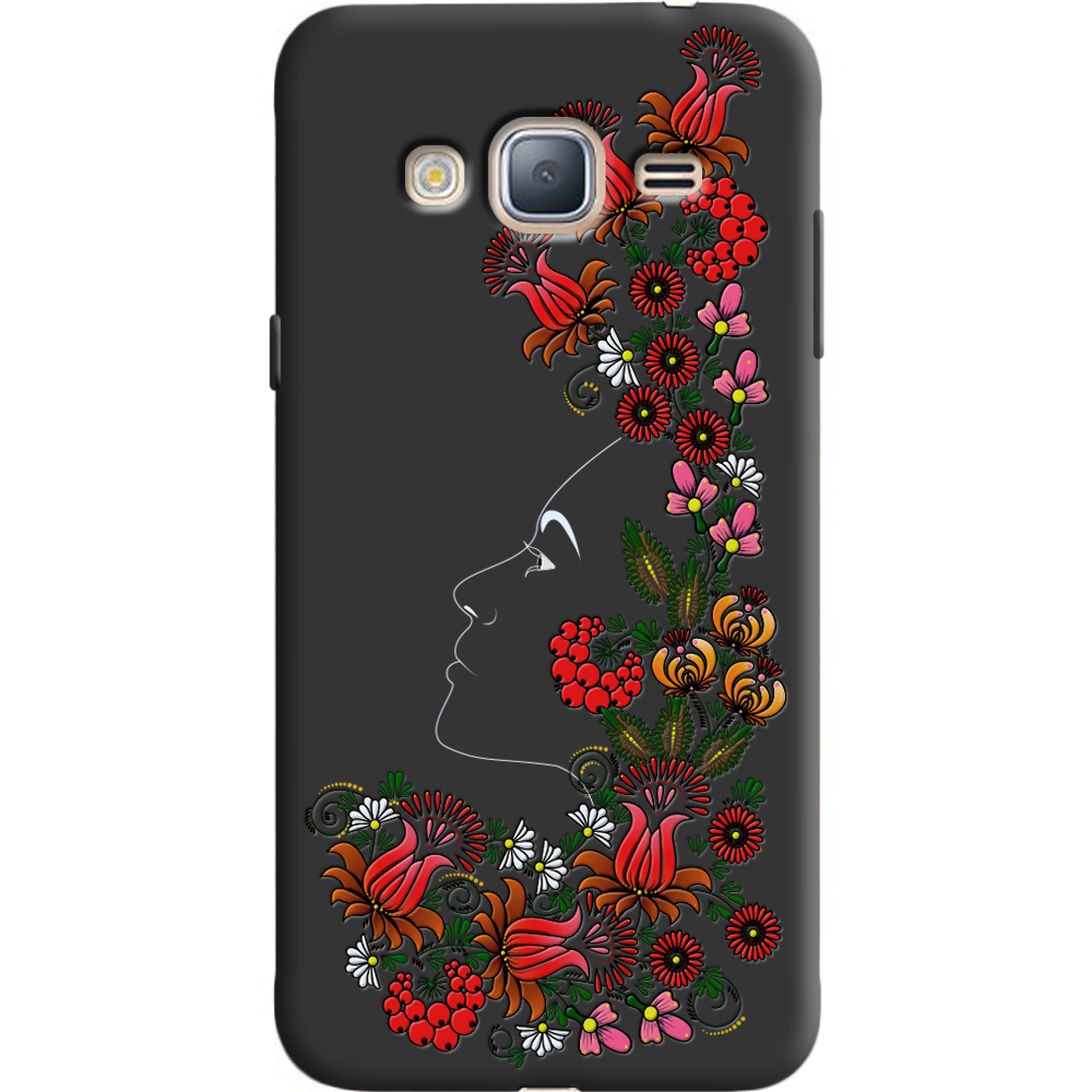 Чехол BoxFace Samsung J320 Galaxy J3 3D Ukrainian Muse Черный силикон (24962-bk64-36110)