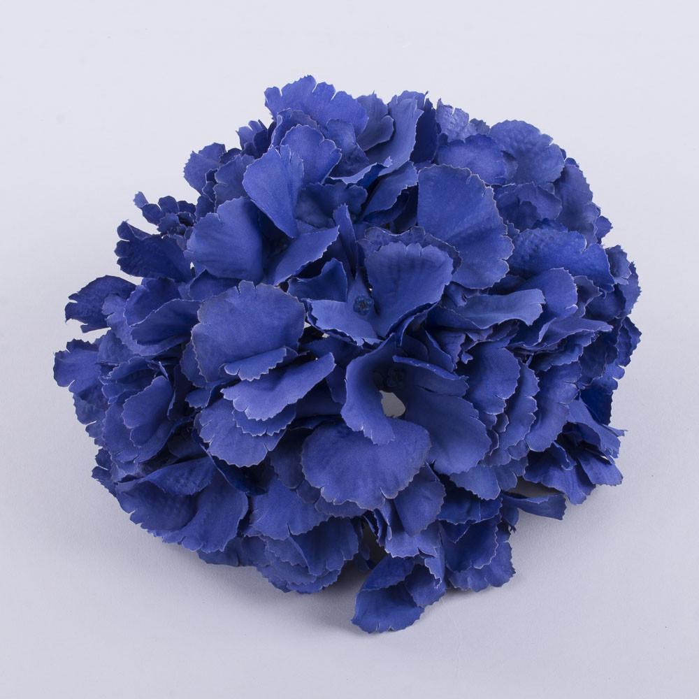 Цветок искусственный Головка гортензии гигант Синий (B70)