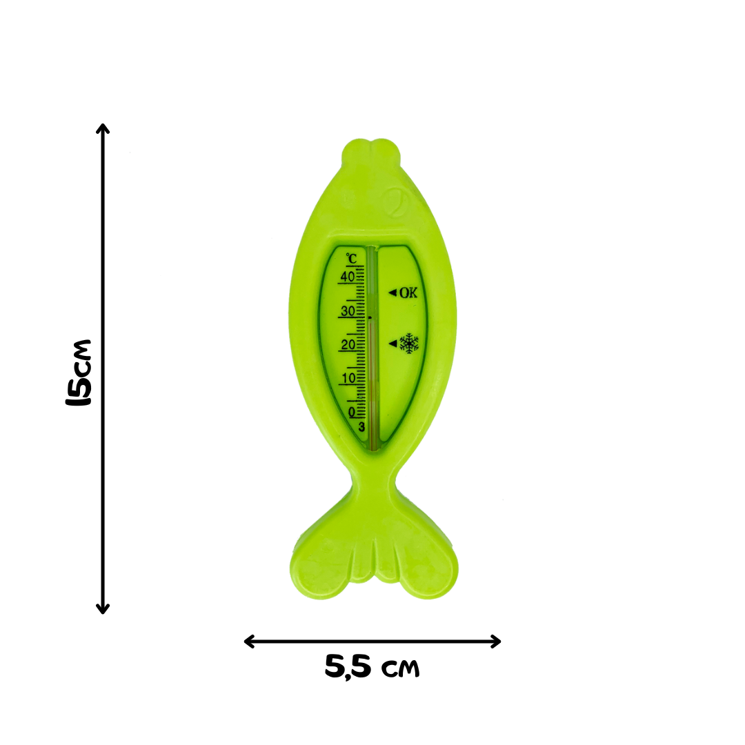 Термометр для ванни рибка Салатовий (15258193) - фото 2
