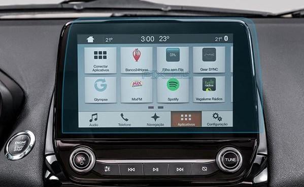 Стекло защитное Pixsel гибридный глянец на монитор Ford Eco Sport 10,2“ 2019