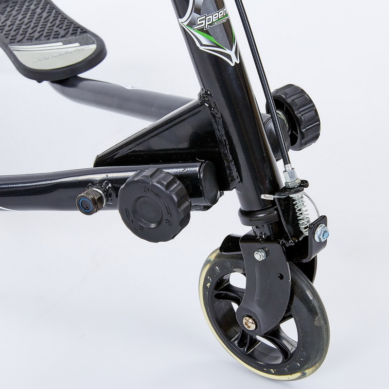 Самокат-трайк TRIKKE SPEEDER складной Черный - фото 7