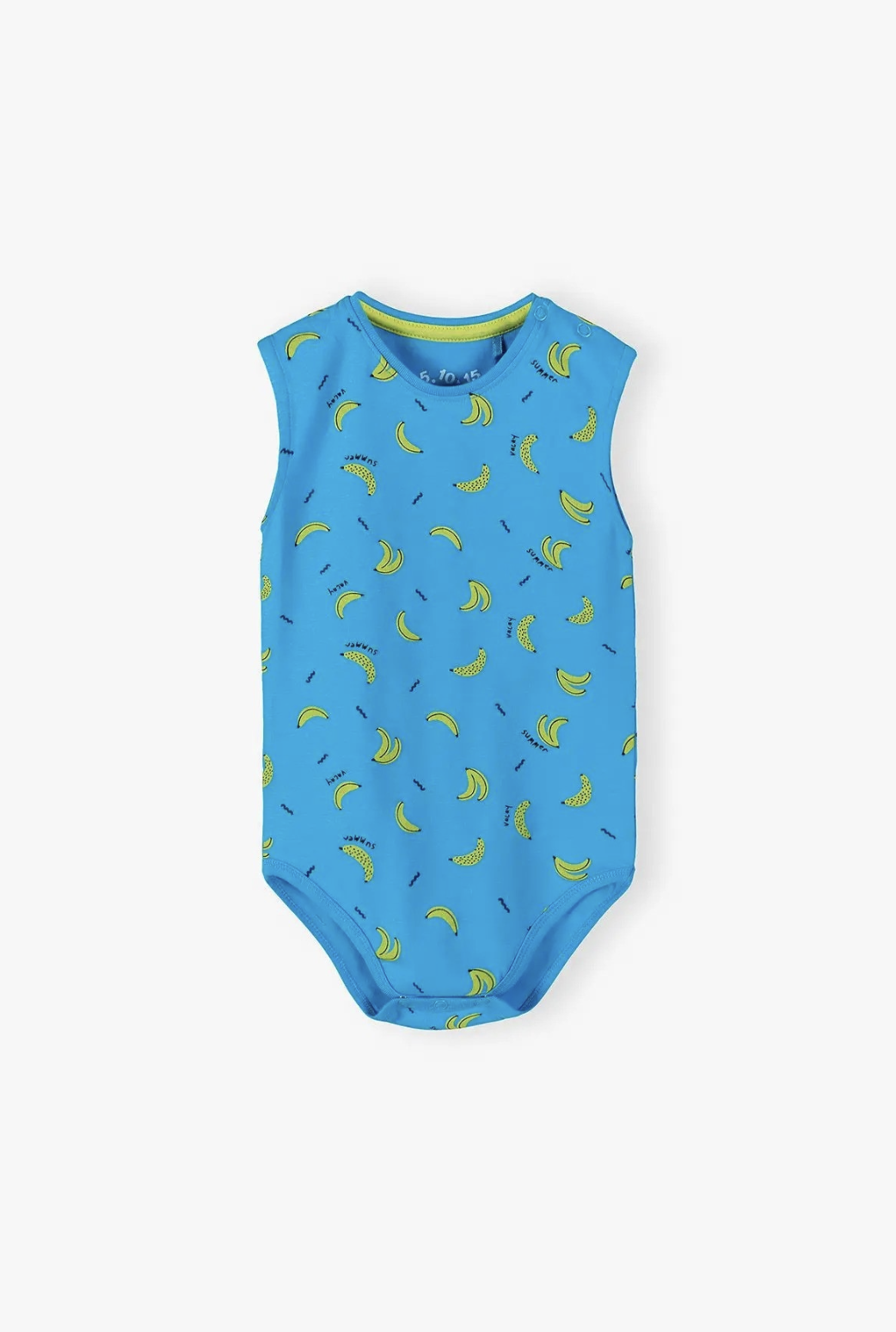 Боди 5.10.15 Kids 5T4229 бананы 74 см Голубой