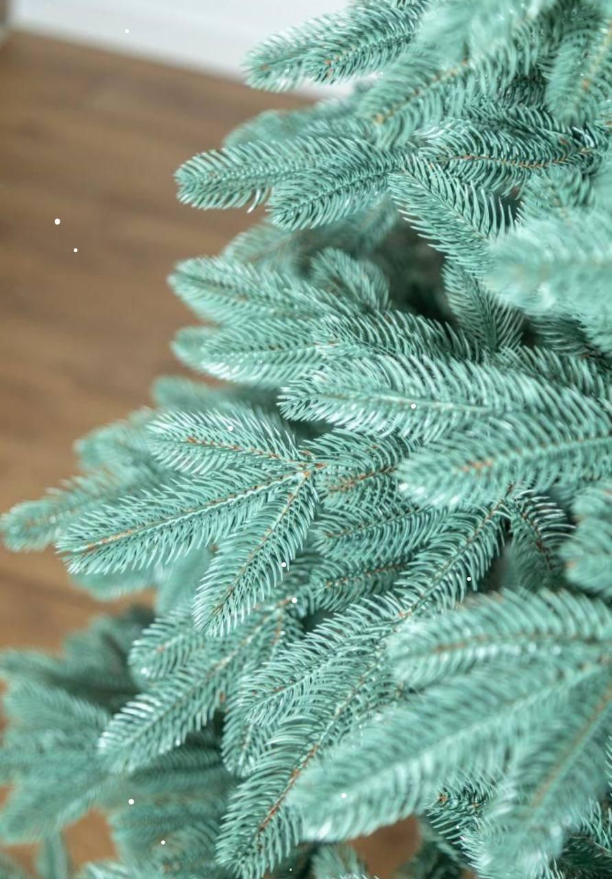 Штучна ялинка Лапландська лита з металевою підставкою 1,80 м Блакитний (NYT15116) - фото 6