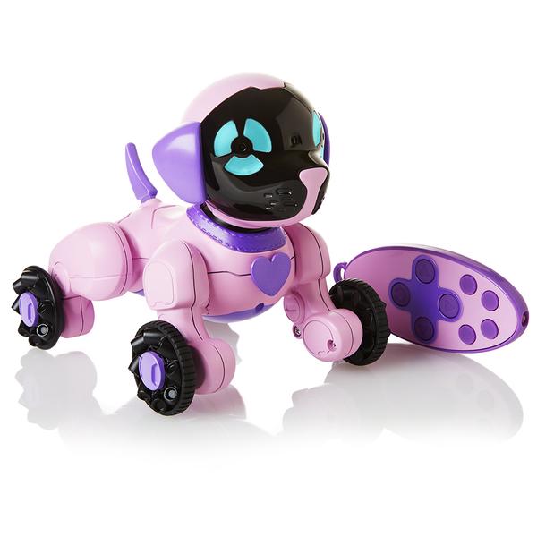 Интерактивная игрушка WowWee щенок Чип Розовый (W2804/3817) - фото 4