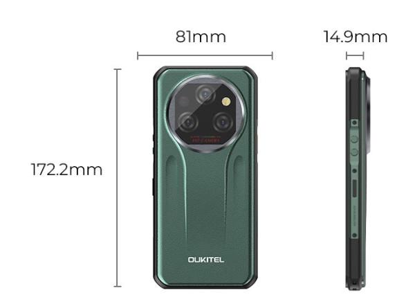 Смартфон Oukitel WP39 6/256Gb Global NFC Green - фото 2
