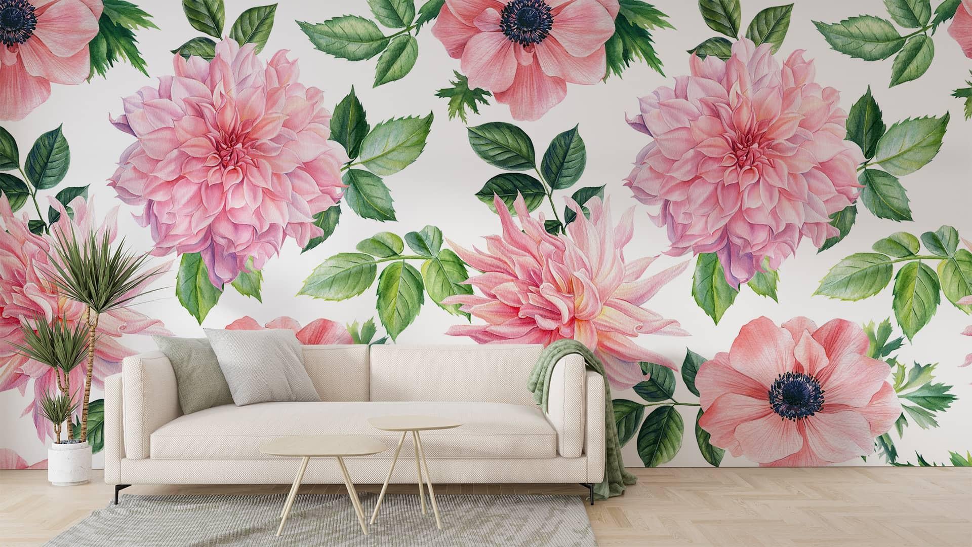 Фотообои флизелиновые Styleo Print-walls Розовое спокойствие 0471 300х250 см (Pw-0471/2)