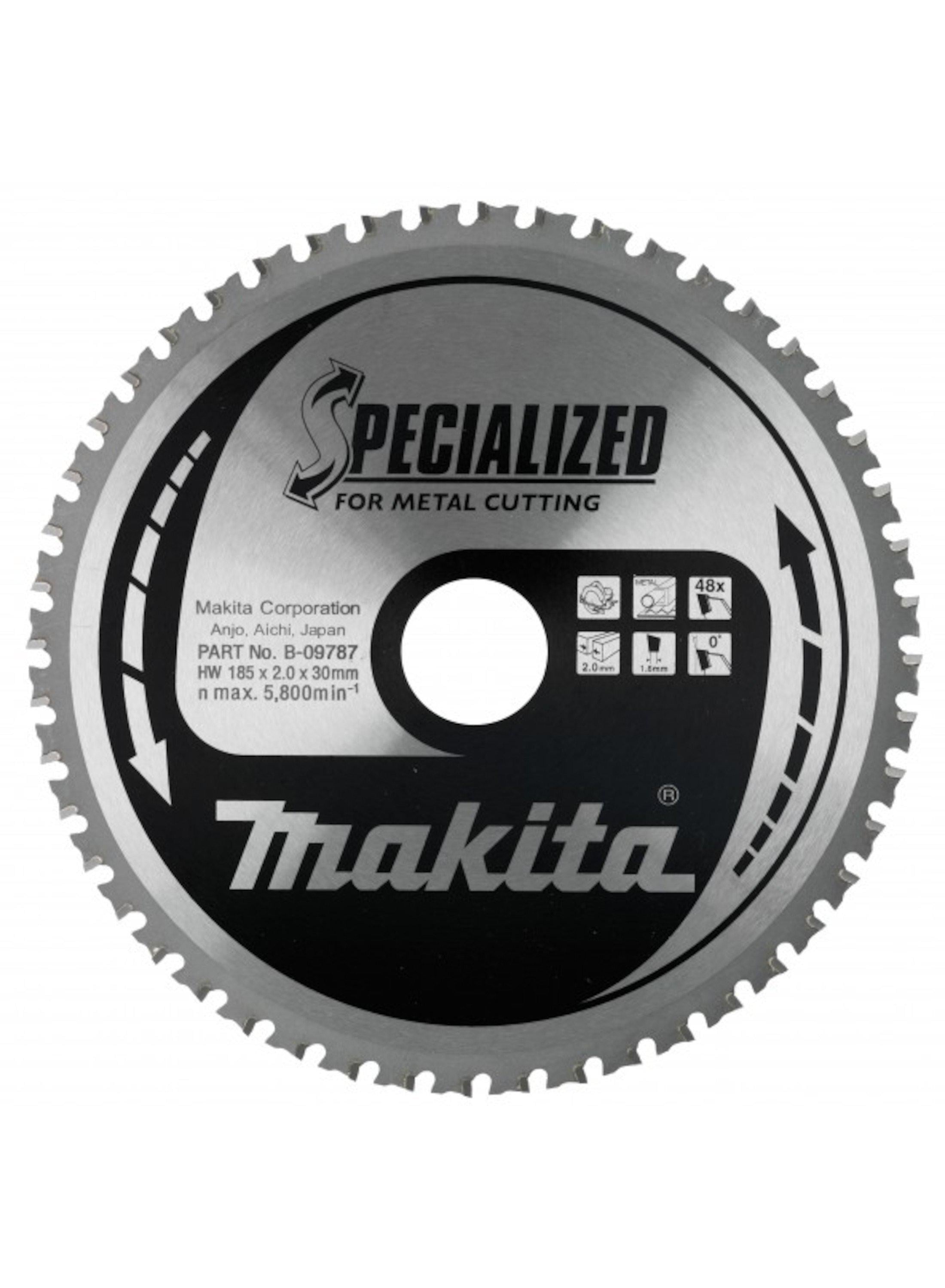 Диск пильный по металлу Makita 185х30 мм 48T