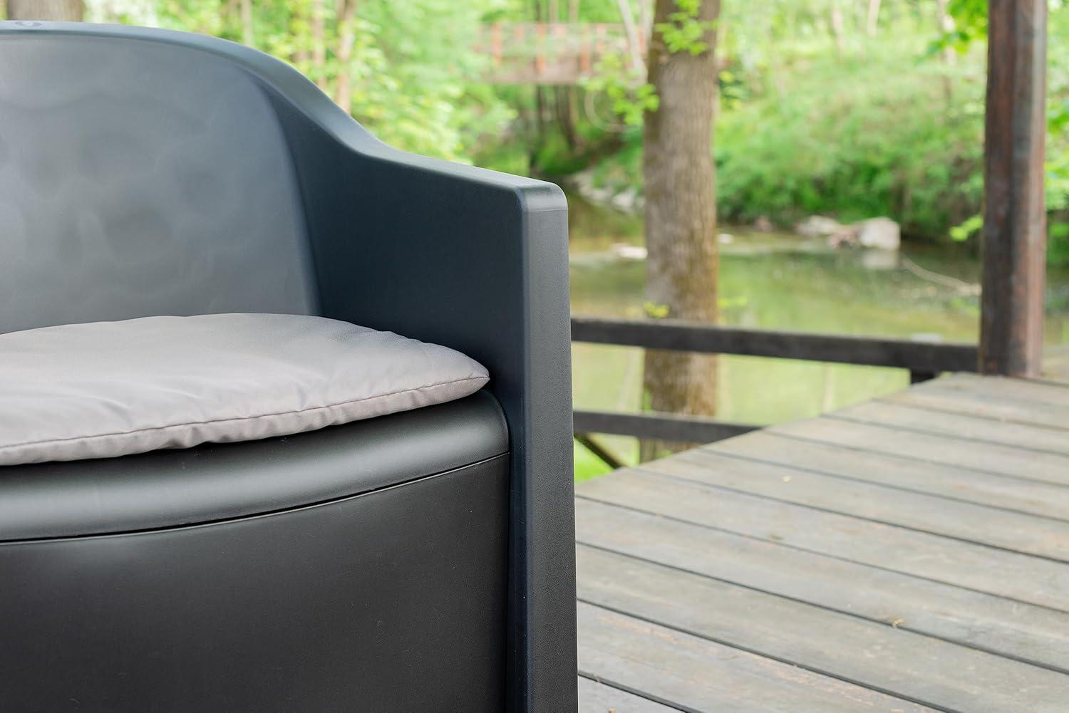 Набор ProGarden LUNA с подушками Антрацит (3690) - фото 4