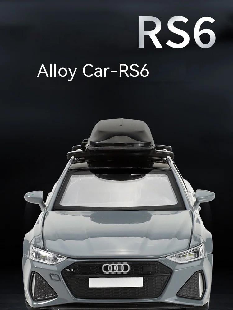 Машинка Audi RS6 1:32 металлическая Black - фото 2 Машинка Audi RS6 1:32 металлическая Black - фото 2