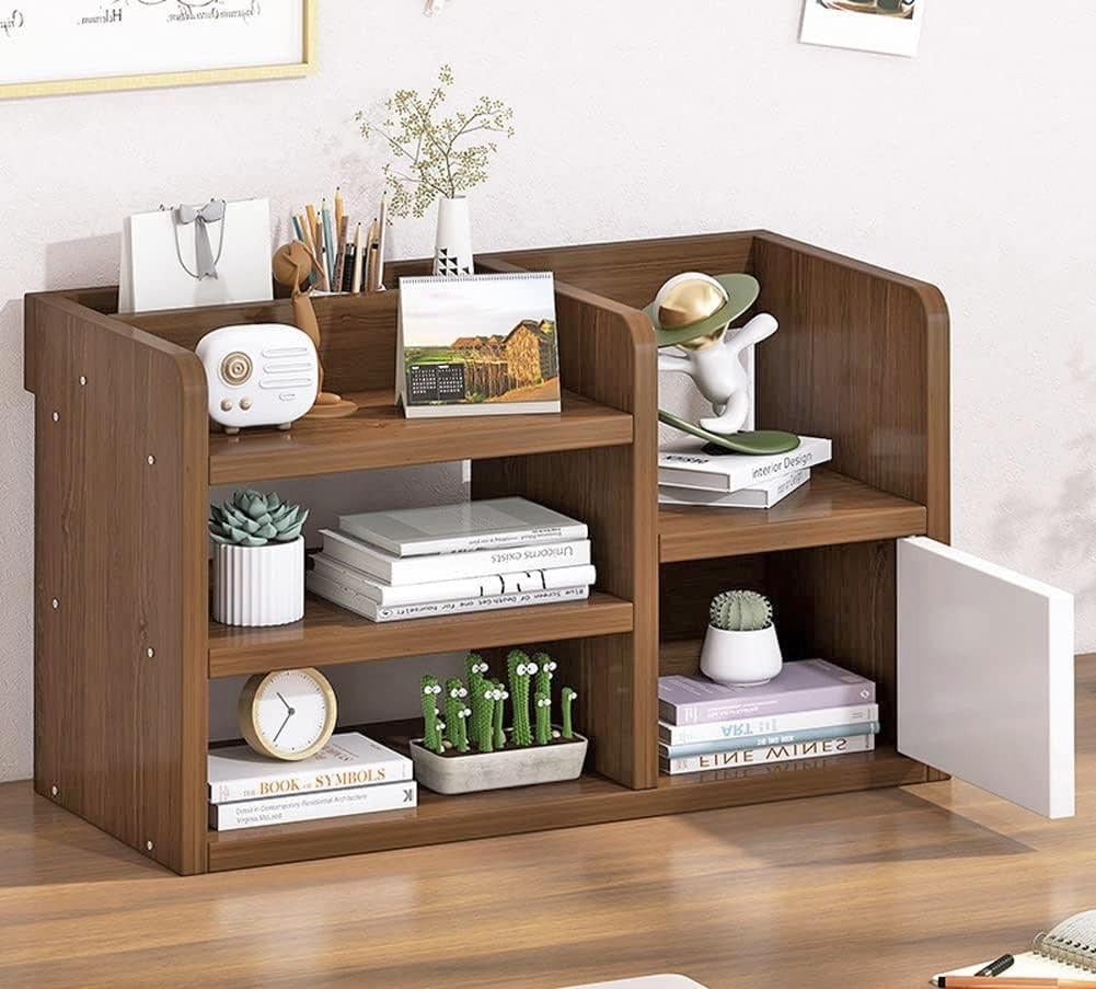 Полка книжная настольная из дерева Цокири Корица (КПА-037733)