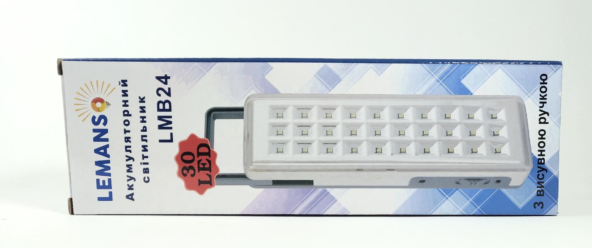 Світильник акумуляторний Lemanso 30 LED LMB24 220 В (00141) - фото 4