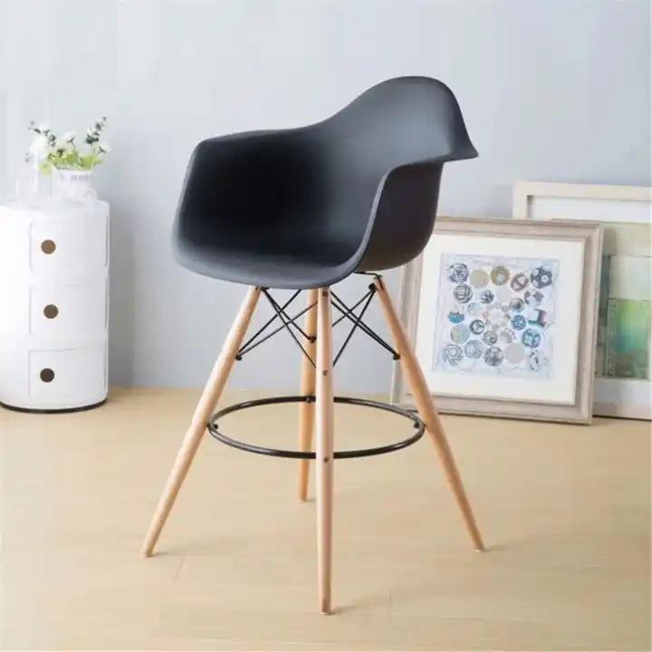 Стул барний высокий Тауэр Вуд Eames - фото 3