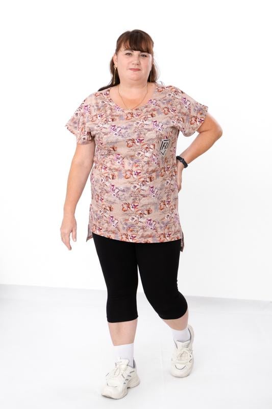 Комплект жіночий Носи Своє бриджі з тунікою р. 44/46 Бежевий (8113-002)