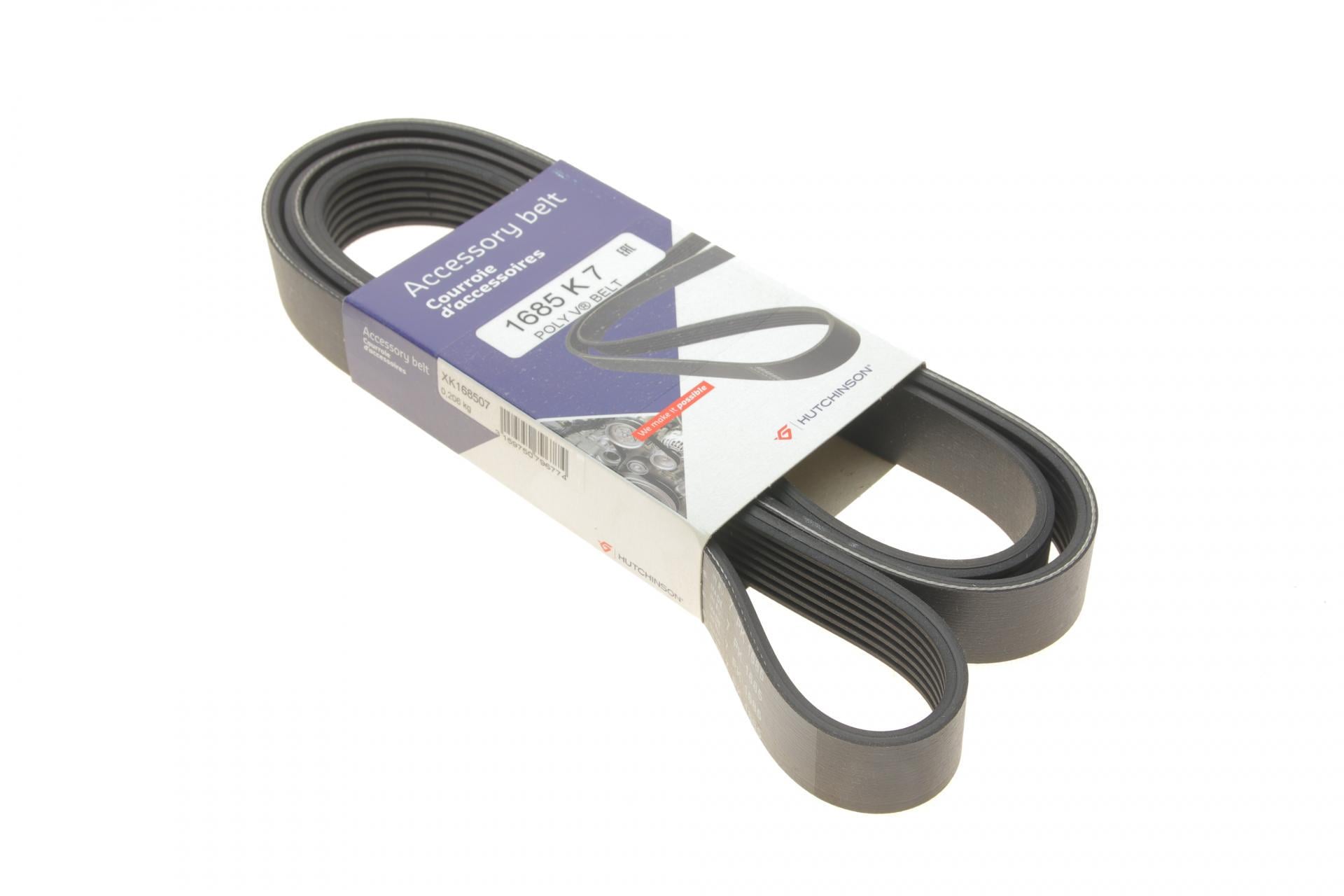 Ремень генератора HUTCHINSON для Opel Vivaro 2.0 CDTI 06-/Movano B 2.3 CDTI/Renault Master 2.3dci 10- (7PK1685 1685 K 7)